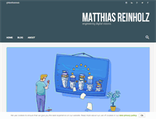 Tablet Screenshot of matthiasreinholz.com
